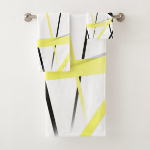 Criss a croisé les rayures jaune citron et noires