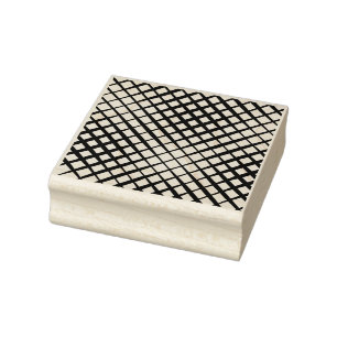 Criss-Cross Scrapbooking Wood Art Stamp Rubberstempel