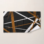 Criss sans couture lignes Brown et blanches de (Serviette à main)