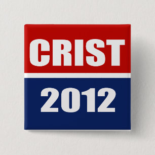 CRIST 2012 VIERKANTE BUTTON 5,1 CM