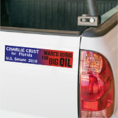 Crist Florida, Rubio Big Oil Bumpersticker (Op Truck)