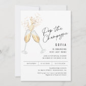 CRISTAL Champagne Bridal Shower Kaart (Voorkant)