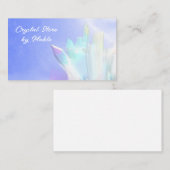 Cristal, Cristal, Boutique, Cartes de visite paste (Devant / Derrière)