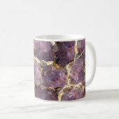 Cristal d'améthyste de Simplydone et tasse de (Devant droit)