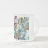 Cristal flower mug ♡ Taza de vidrio flores  (Devant droit)