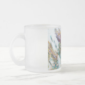 Cristal flower mug ♡ Taza de vidrio flores  Matglas Koffiemok