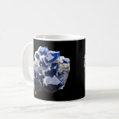 Cristal Fluorite Bleu Profond & Flake Calcite Mug (Devant gauche)