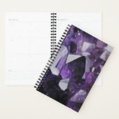 cristal géométrique gemstone mauve améthyste (Devant avec enveloppe)