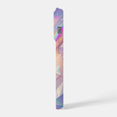 Cristal iridescent à facettes géométriques (Côté gauche)