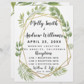 cristal mariage verdure programme mariage (Devant / Derrière)