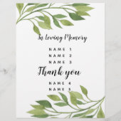 cristal mariage verdure programme mariage (Dos)