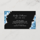 cristaux bleus carte de visite (Dos)