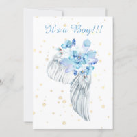 ** Cristaux d'aile Angel Plumes Douche Invitation