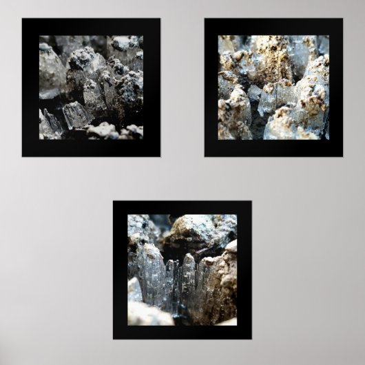 Cristaux de glace 12x12 Poster (Recto)