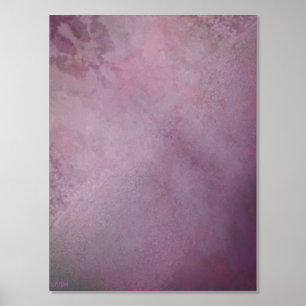 Cristaux de glace IV Impression d'huile d'argent