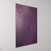 Cristaux de glace IV Impression d'huile d'argent (Poser)