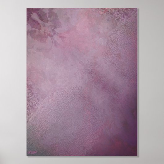 Cristaux de glace IV Impression d'huile d'argent (Recto)