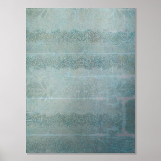 Cristaux de glace V Impression à l'huile d'argent (Recto)