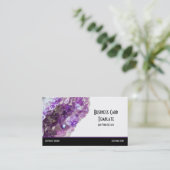 Cristaux de guérison Carte de visite d'méthyste (Debout devant)