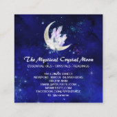 *~* Cristaux de lune Carte de visite de bouquis fl (Dos)