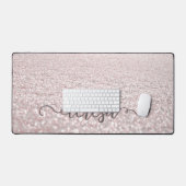 Cristaux de neige rose (Clavier et souris)