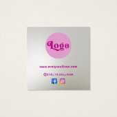 cristaux d'iridescente merci paquet insert (Dos)