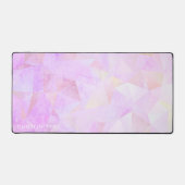 Cristaux géométriques roses étendus personnalisés (Recto)