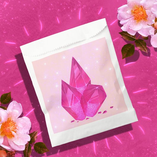 Cristaux roses Favoriser Sacs pour Princesse Anniv