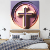 Cristian Cross  Canvas Afdruk (Insitu (Slaapkamer))