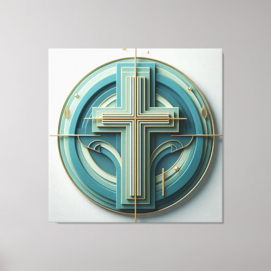 Cristian Cross Canvas Afdruk (Voorkant)