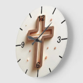 Cristian licht kruismuur grote klok (Hoek)