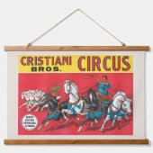  Cristiani Brothers Circus Poster Hangend Wandkleed (Voorkant)