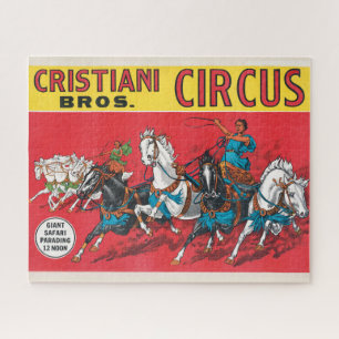 Cristiani Brothers Circus Poster Legpuzzel
