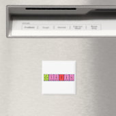 Cristin periodiek table name magnet magneet (Insitu (Vaatwasser))