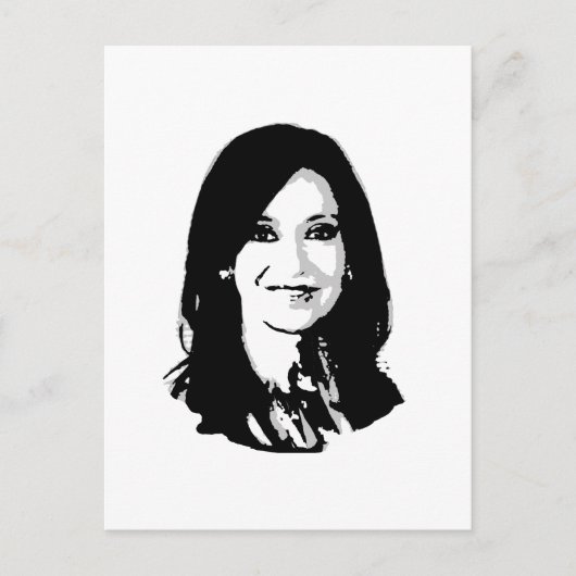 Cristina Fernandez de Kirchner Briefkaart (Voorkant)