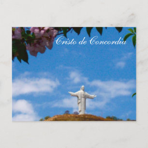 Cristo DE Concordia Statue van Jesus Briefkaart