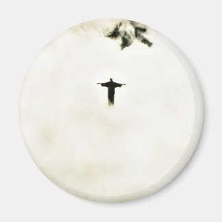 Cristo Redentor in de wolken Magneet
