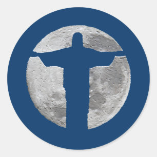 "Cristo Redentor" om te adorn Ronde Sticker