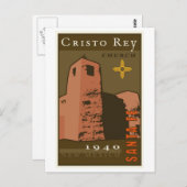 Cristo Rey Church Briefkaart (Voorkant / Achterkant)