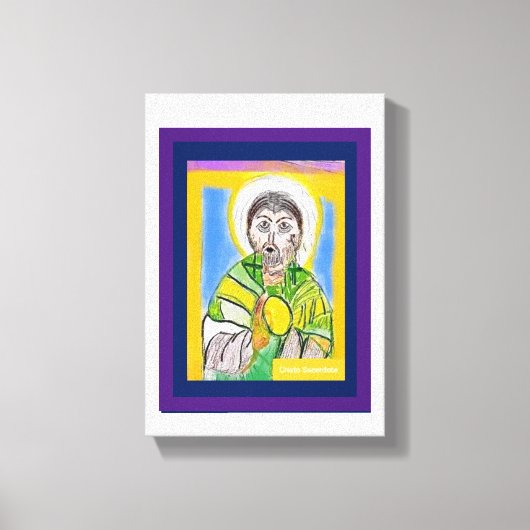 Cristo Sacerdote Canvas Afdruk (Voorkant)