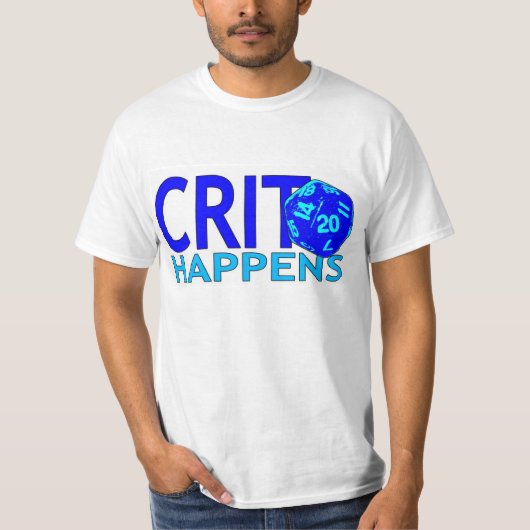 Crit gebeurt t-shirt (Voorkant)
