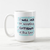 Critcism Mug (Gauche)