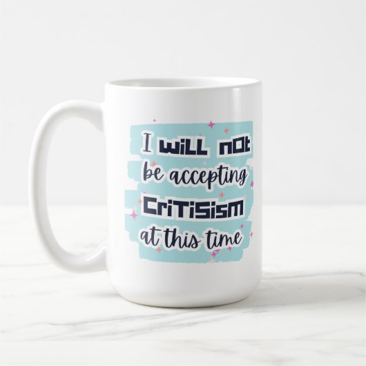 Critcism Mug (Gauche)