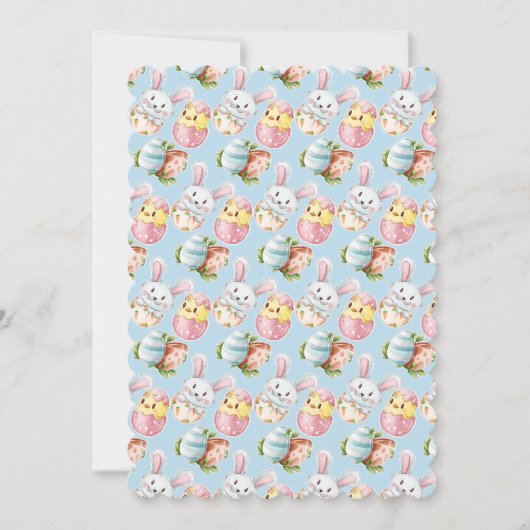 Critère de Pâques Carte de voeux plate (Devant)