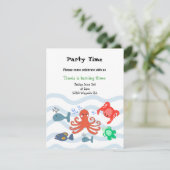 Critère maritime Invitation de fête d'anniversaire (Debout devant)