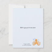 Critère maritime Invitation de fête d'anniversaire (Dos)