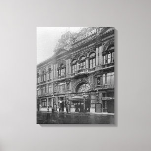 Criterium Restaurant en Theater, 1902 Canvas Afdruk