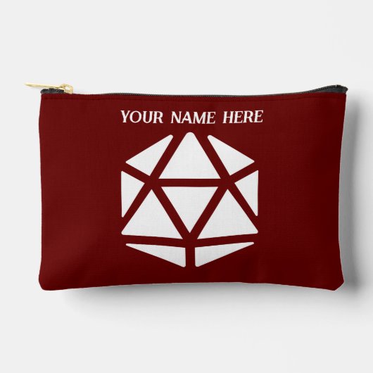 Critical Strike Dice ACC Zip Pouch (klein) Etui (Voorkant)