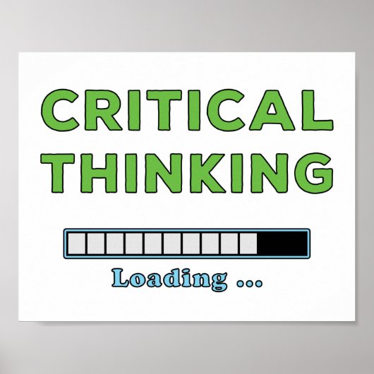 Critical Thinking Poster (Voorkant)