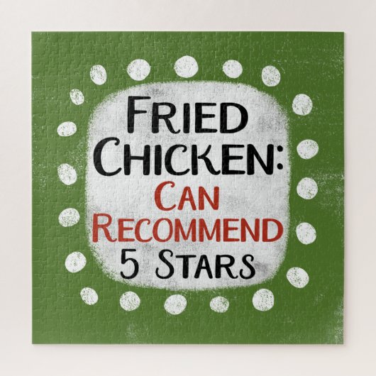 Critique de poulet frit 5 étoiles Jigsaw Puzzle (Vertical)